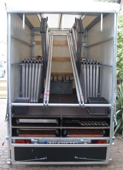 Innenansicht, modularer Aufbau